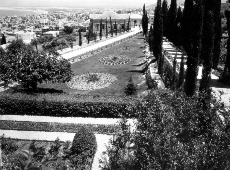 Jardines en el Monte Carmelo, diseñados por Shoghi Effendi.