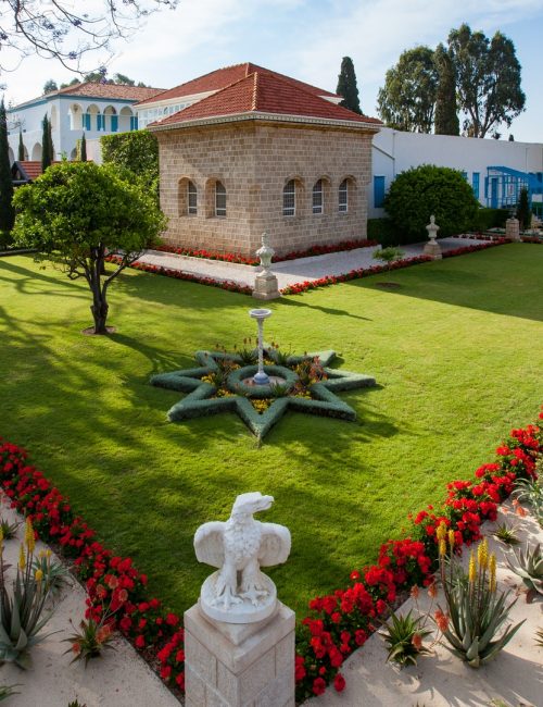 Santuario de Bahá'u'lláh, en Akká, Israel.